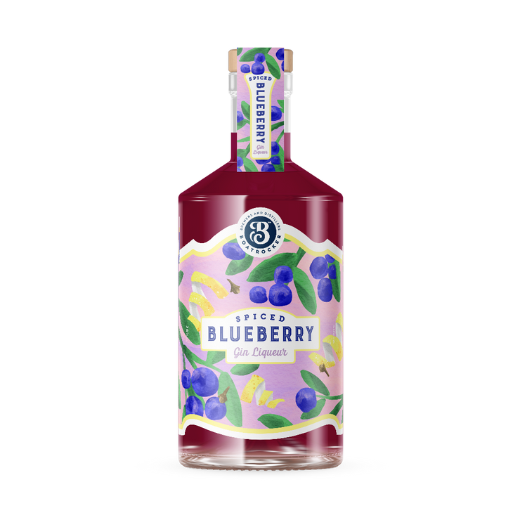 Spiced Blueberry Gin Liqueur